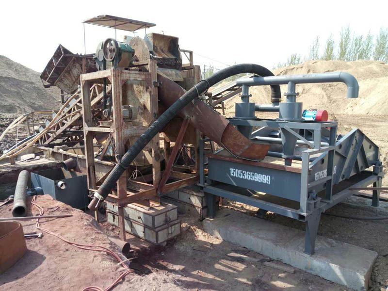 平度洗沙脫水回收一體設備安裝現(xiàn)場