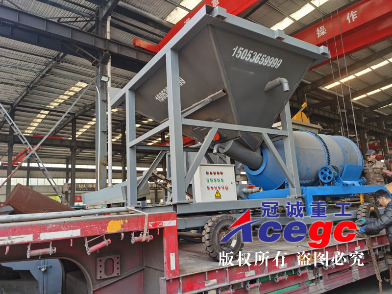 移動式轉(zhuǎn)筒|圓筒|滾筒洗砂機發(fā)往濱州