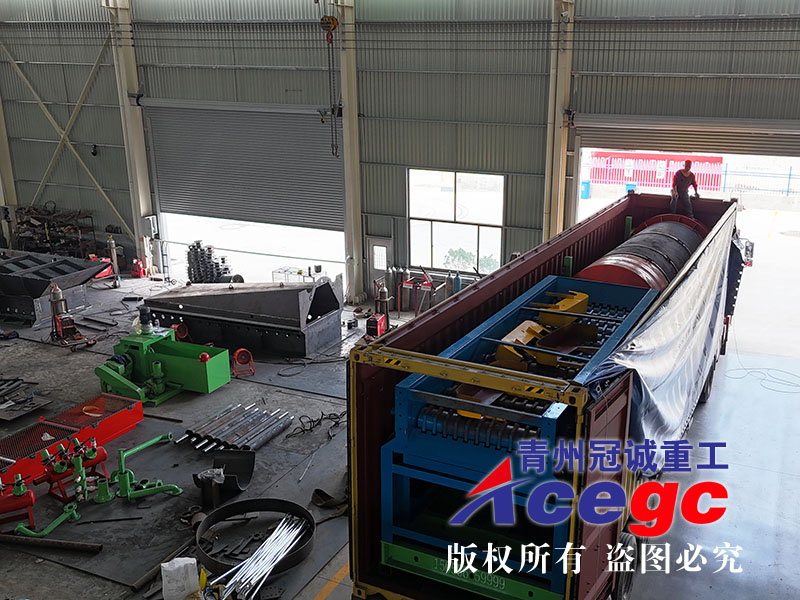 滾筒式洗沙機出口發貨